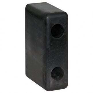 Molded Rubber Bumper - 2-1/2 x 4-1/8 x 6-3/4 Inch Tall - Set of 2