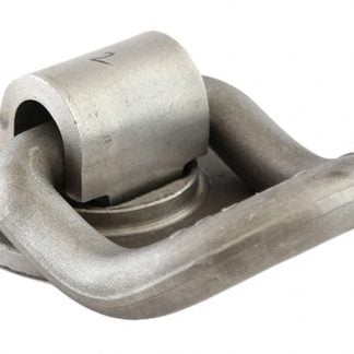 1 Inch Forged 360 Rotating 55 Angled D-Ring With Weld-On Mounting Bracket