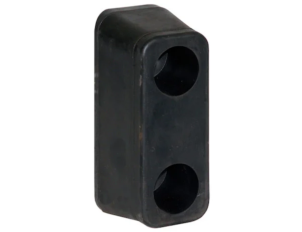 Molded Rubber Bumper - 2-9/16 x 3 x 6 Inch Tall - Set of 2