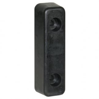 Molded Rubber Bumper - 2-1/4 x 2 x 7-3/4 Inch Tall - Set of 2