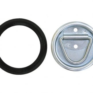 Surface Mounted Or Recessed Rope Ring Zinc Plated With Plastic Bezel