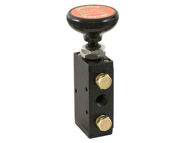 4-Way 3-Position Manual Air Valve With Five 1/4 Inch NPT Ports