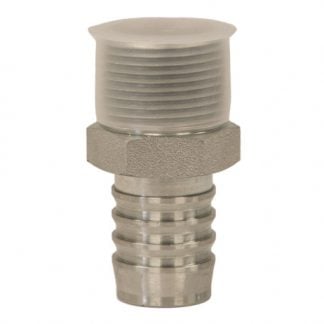 Suction Hose Barbed Adapter 1 Inch Male NPT x 1 Inch Hose Barb