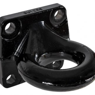 3 Inch I.D. Heavy-Duty Forged 4-Bolt Mount Drawbar - Black