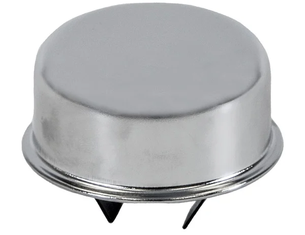 Chrome Heavy Duty Push-In Breather Cap For 1-1/2 Inch O.D. Tube