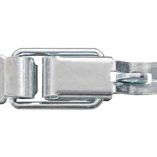 Padlock Eye Pull-Down Catch with Striker - Zinc Plated