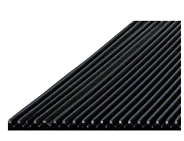 Multi-Material Composite Black Mudflaps .25x24x36 Inch