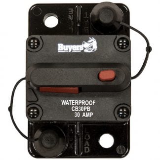 30 Amp Circuit Breaker With Manual Push-to-Trip Reset