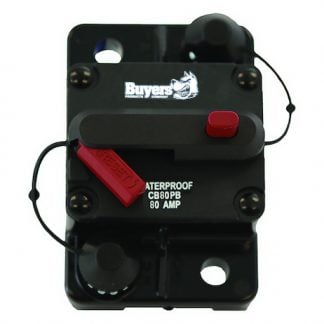 80 Amp Circuit Breaker With Manual Push-to-Trip Reset