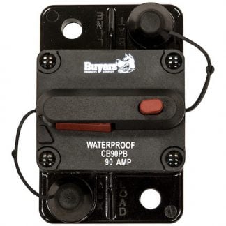 90 Amp Circuit Breaker With Manual Push-to-Trip Reset