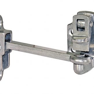 Heavy-Duty Aluminum Door Hold Back - 4 Inch Hook and Keeper