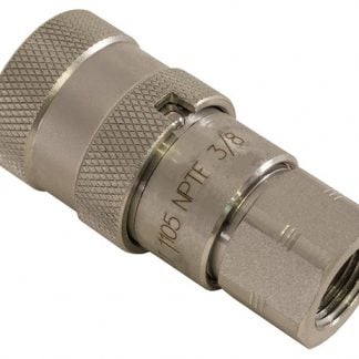 3/8 Inch Female Flush-Face Coupler With 3/8 Inch NPT Port