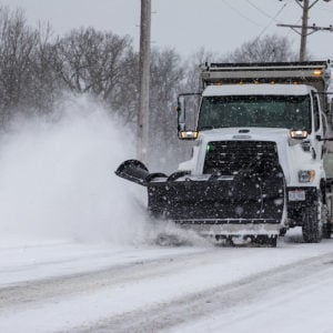 SnowDogg Carbon Steel Municipal J-Plow - 11 Foot Blade