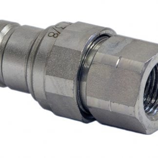 3/8 Inch Male Flush-Face Coupler With 3/8 Inch NPT Port