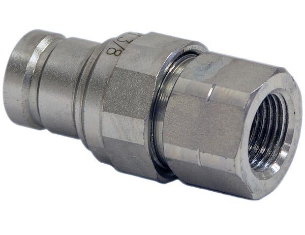 3/8 Inch Male Flush-Face Coupler With 3/8 Inch NPT Port