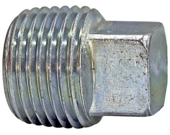 Square Head Plug 1/2 Inch Male Pipe Thread