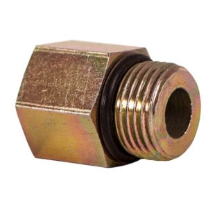 Straight O-Ring Adapter 1/2 Inch Male Straight Thread To 1/4 Inch Female P.T.