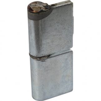 Steel Weld-On Butt Hinge with 1/2 Stainless Pin - 1.25 x 4 Inch-Zinc Plated-RH