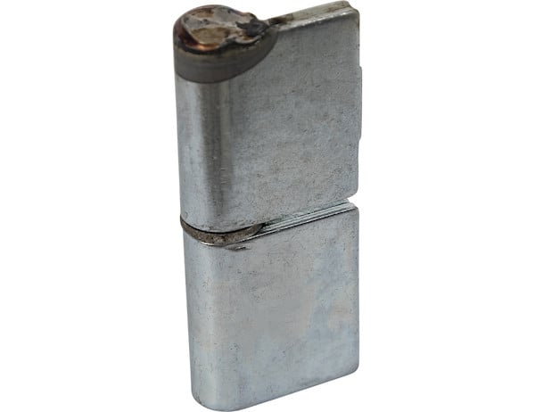Steel Weld-On Butt Hinge with 1/2 Stainless Pin - 1.25 x 4 Inch-Zinc Plated-RH