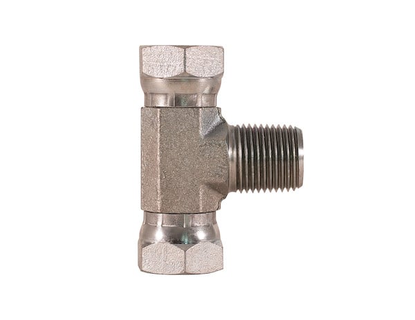 Female Pipe Swivel to Male Pipe Branch Tee