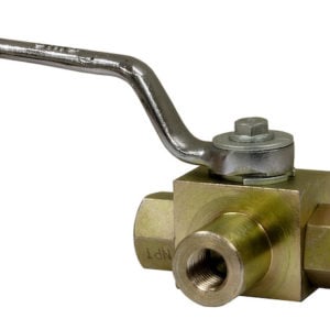 1 Inch NPTF 3-Port High Pressure Ball Valve