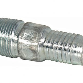 Zinc Plated Combination Nipple 1 Inch NPT x 1 Inch Hose Barb