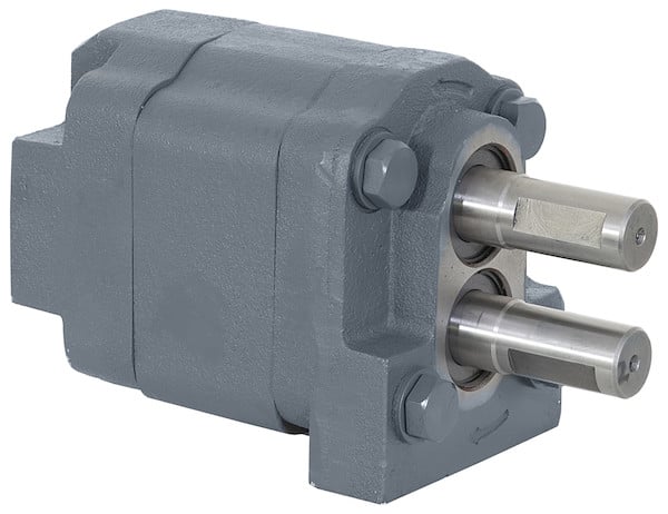 Dual Shaft Hydraulic Pump With 2-1/2 Inch Diameter Gear
