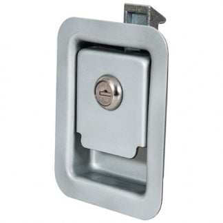 Rust Resistant Steel Junior Single Point Locking Paddle Latch - Weld-On