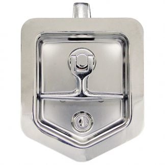 Stainless Single Point T-Handle Latch with Blind Studs/Gasket/Cylinder with Keys