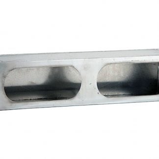 Dual Oval Light Box Stainless Steel