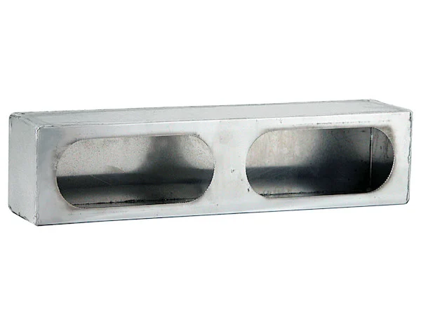 Dual Oval Light Box Stainless Steel