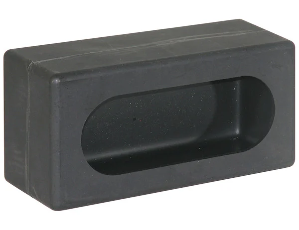 Single Oval Light Box Black Polyethylene
