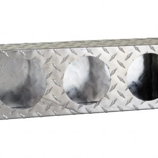 Triple Round Light Box Diamond Tread Aluminum