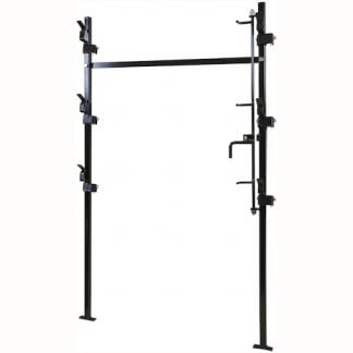 3-Position Snap-In Lockable Trimmer Rack for Open Landscape Trailers