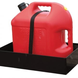 Gas Container Rack for Open/Enclosed Landscape Trailers