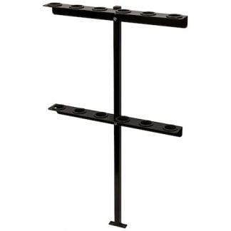 Vertical Hand Tool Rack for Open Landscape Trailers