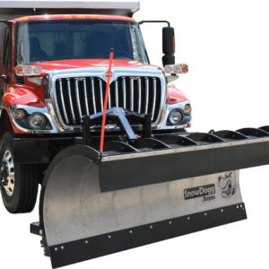 SnowDogg Full Trip Stainless Municipal Plow Assembly 9 Foot x 36 Inch-Swivel