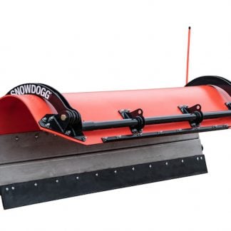 SnowDogg SuperFlex Municipal Snow Plow - 12 Foot Blade, Standard A-frame