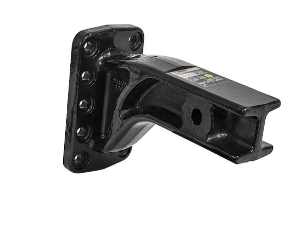 3 Inch Pintle Hitch Mount - 4 Position, 10 Inch Shank