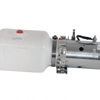 3-Way DC Power Unit-Metered Release Valve Horizontal 0.86 Gallon Poly Reservoir