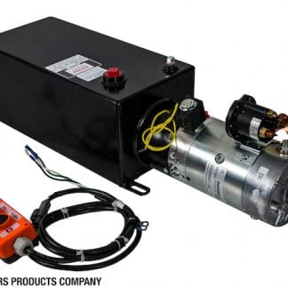 3-Way DC Power Unit with 1.5 Gallon Steel Reservoir and Electric Controls