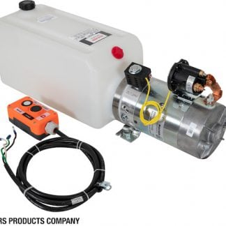 3-Way DC Power Unit-Electric Controls Horizontal 1.5 Gallon Poly Reservoir