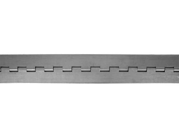 Steel Continuous Hinge .187 x 72 Inch Long with 1/2 Pin and 4.0 Open Width