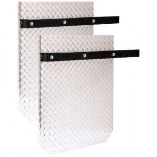 Aluminum Diamond Tread Splash Guards 22x28 Inch