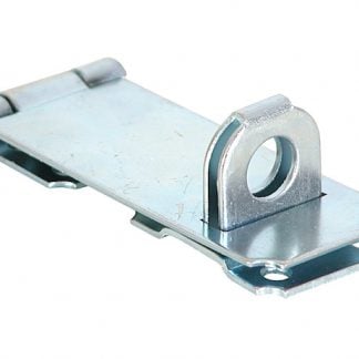 Hinged Security Hasp - 1.46 x 3.47 Inch - Zinc Plated