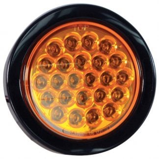 4 Inch Amber Round Recessed Strobe