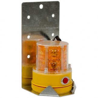 5 Inch by 4 Inch Portable Amber LED Beacon Light