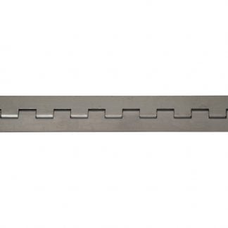 Stainless Continuous Hinge .062 x 72 Inch Long with 1/8 Pin and 2.0 Open Width