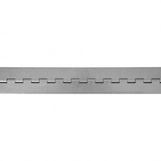 Stainless Continuous Hinge .062 x 72 Inch Long with 1/8 Pin and 2.0 Open Width