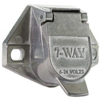 7-Way Die-Cast Metal Trailer Connector - Truck Side